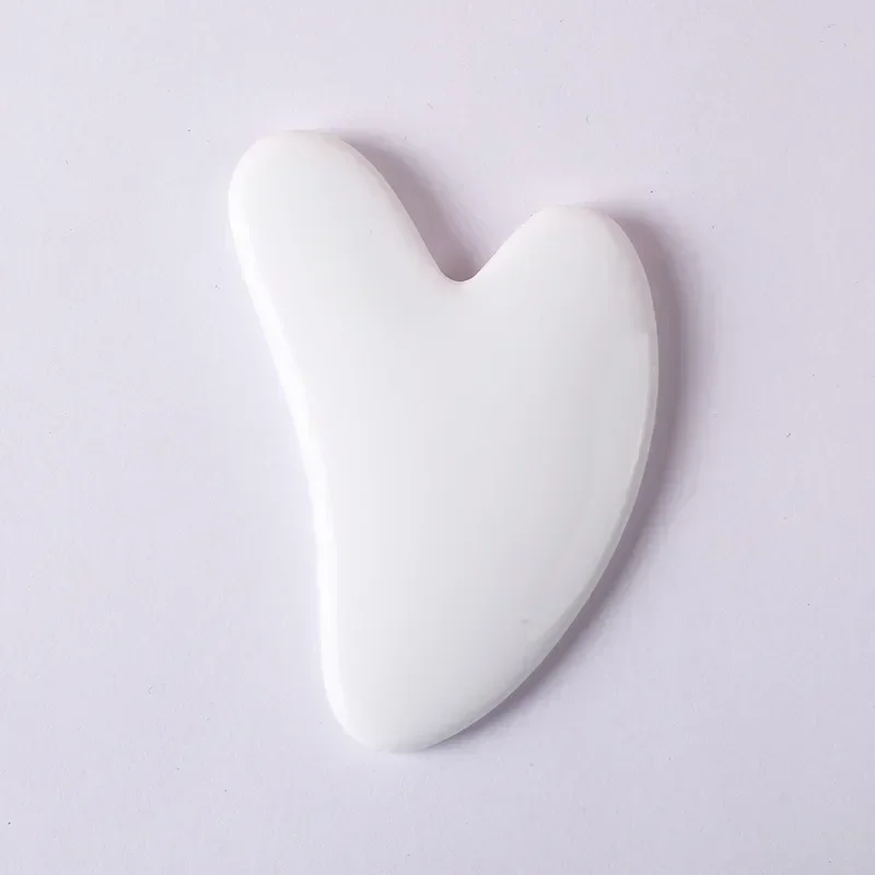 Heart Shape SPA Massage Durable Resin Gua sha Scraping Massage Scraper Face Massager Acupuncture Guasha Board Massager for face