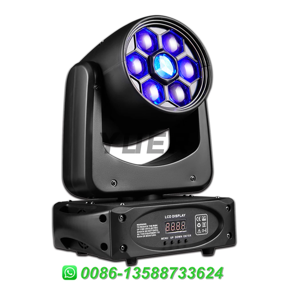 Imagem -04 - Led Moving Head Light Bee Eye Spot Beam Rgbw Gobo Efeito Estroboscópico dj Disco Bar Luzes do Palco do Clube Noturno 150w Pcs por Lote