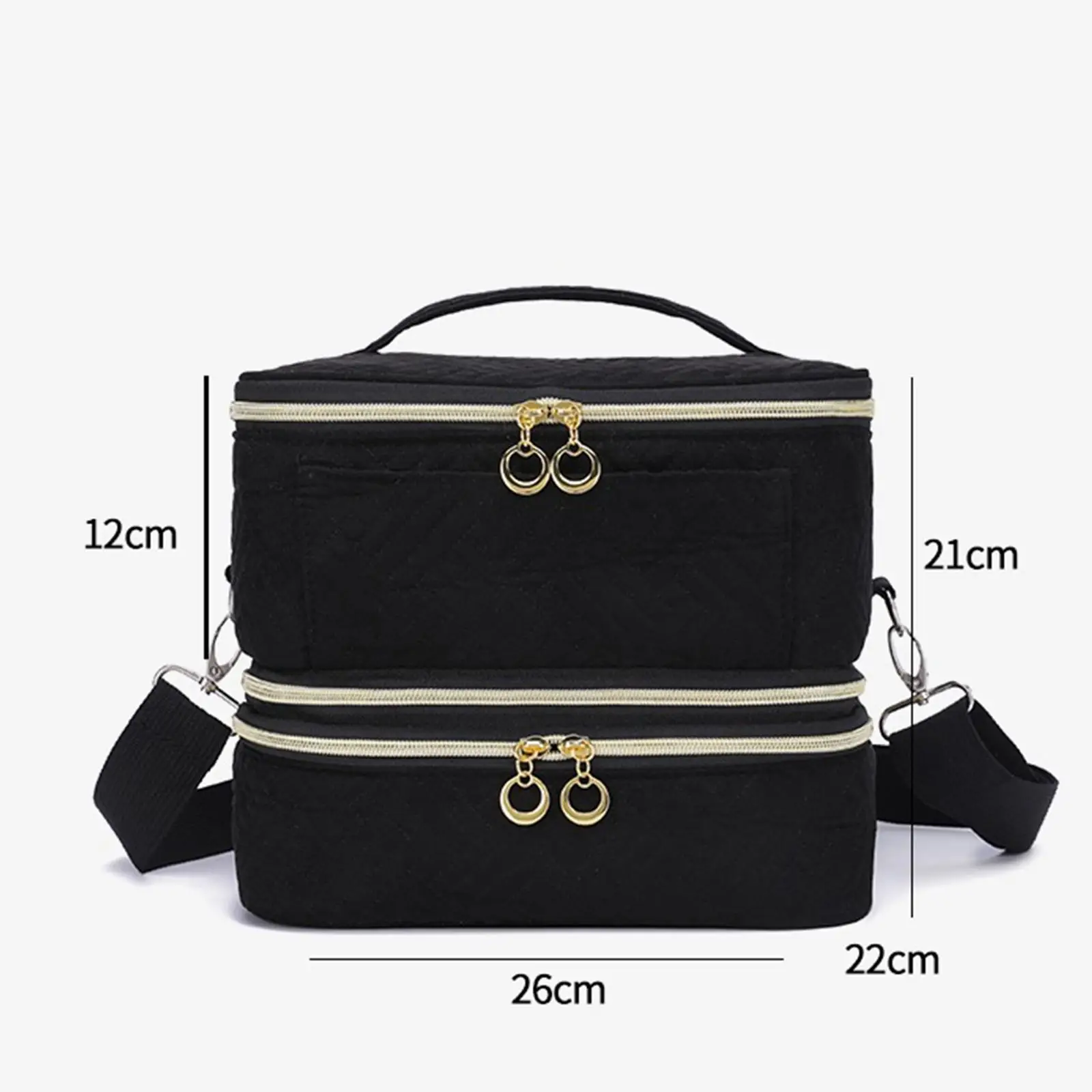 Nail Polish Organizer Nail Polish Storage Bag Portable with Sturdy Handle Salon Use Travel Nail Polish Carrying Case image 6