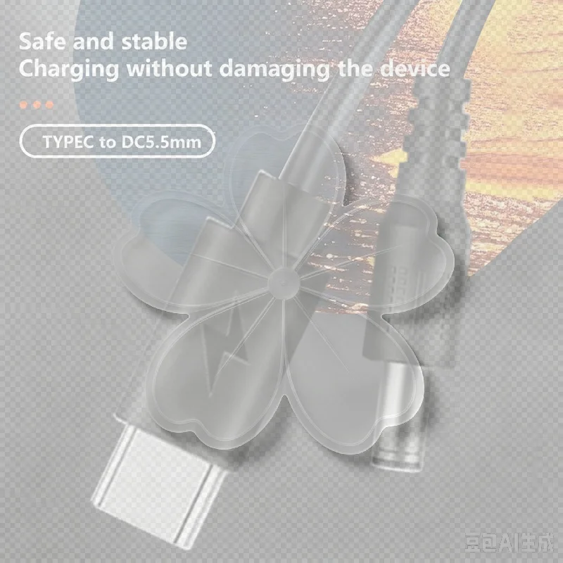 Type C To DC 5.5MM Power Boost Cable 5V Boost Line 14 Adapters Fast Charging USB C To DC Connector For Wifi Router Fan TV BOX