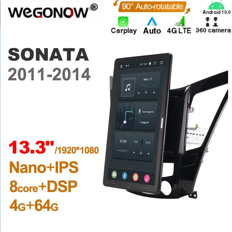 

13,3 дюймов 1920*1080 Ownice Android10.0 для Hyundai Sonata 2011-2014 автомобильное радио, автомобильное мультимедийное видео, аудио, GPS плеер, головное устройство