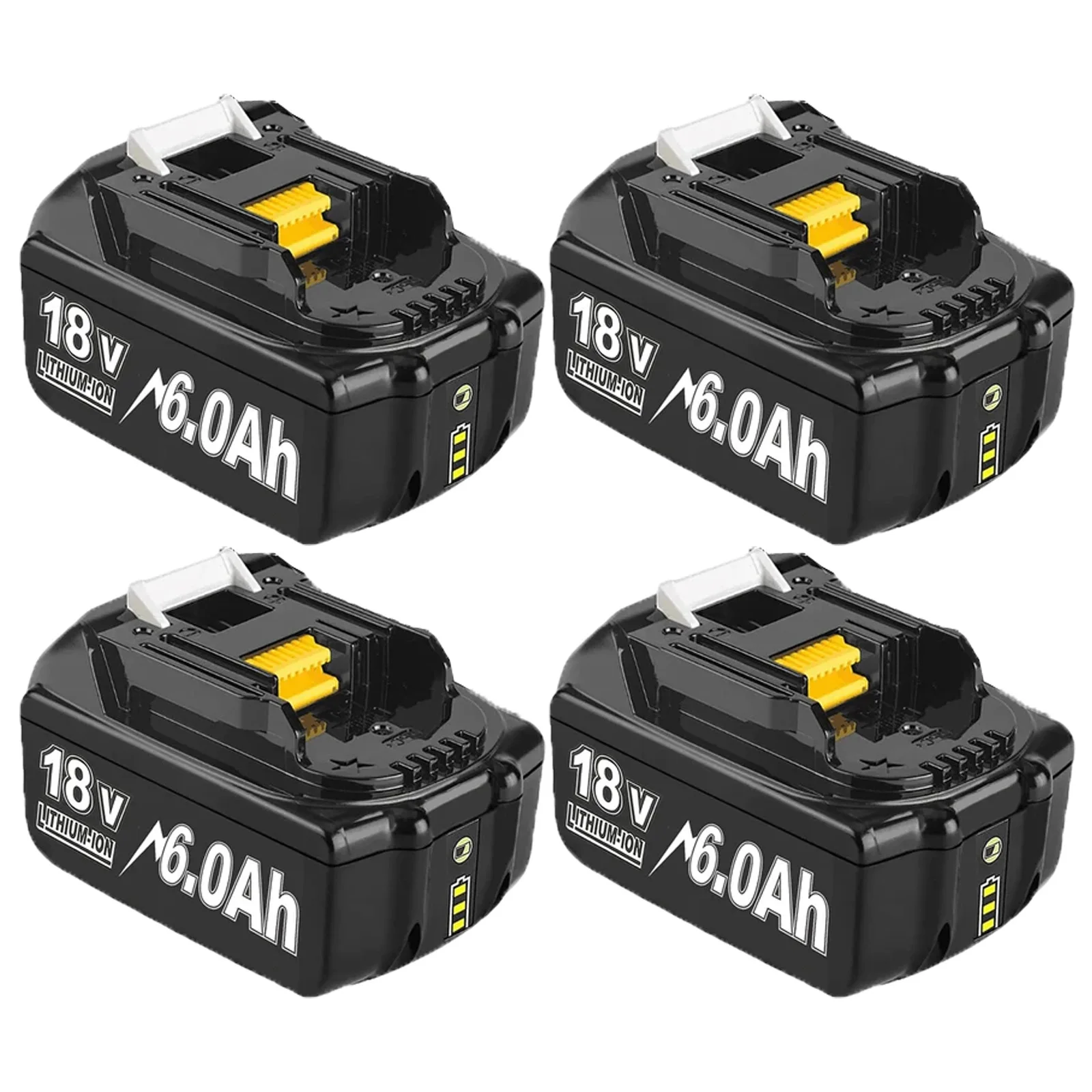 Voor Makita BL1830 Batterij 6A Oplader 18V 6000mAh Vervangende Batterij Voor BL1860 BL1850 BL1840B 6.0Ah Tool Oplaadbare batterij