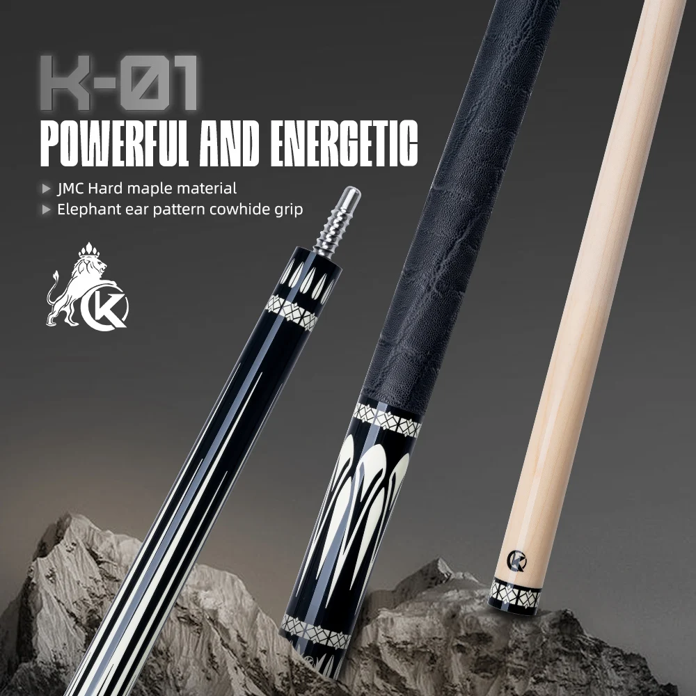 

KONLLEN Pool Cue with 12mm Tip 3/8*8 pin Professional pool cues billar for Billiard Cue