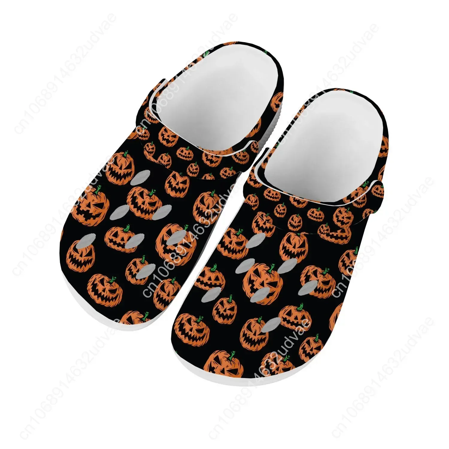 Halloween Water Shoes Mens Womens Comfortable Fashion Home Garden Clogs Customizd Sandals Beach Breathable Hole Slippers