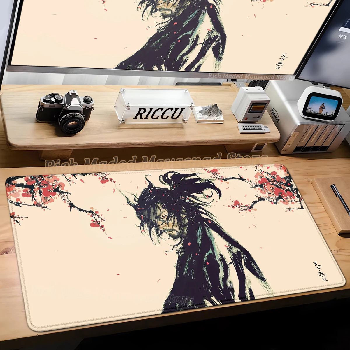 

Японский самурайский коврик для мыши Vagabond Manga Клавиатура Коврик для мыши XXL Аниме ПК Игровые аксессуары Настольный коврик Игровой шкаф Ковер Коврик для ноутбука