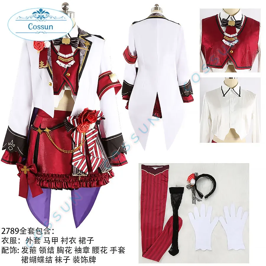 [Customized] NIJISANJI Vtuber Amagase Muyu Cosplay Costume Halloween Outfits Women Ｍen New Suit Uniform Cosplay