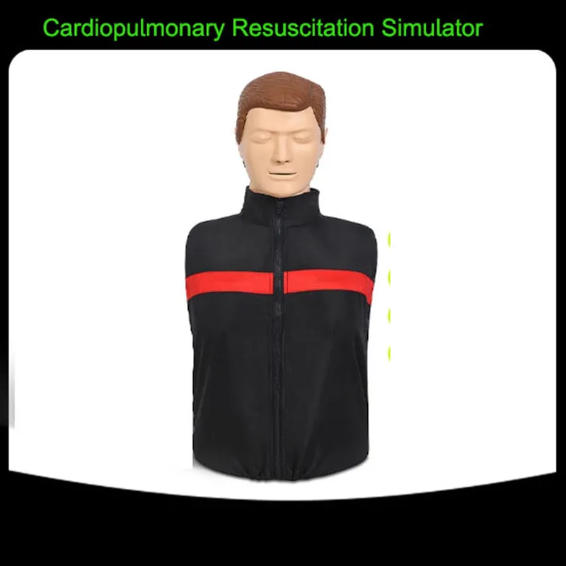 Cardiopulmonary Resuscitation Simulator Half body Training Simulator Operation Safety Training Model Rubber Artificial Breathing