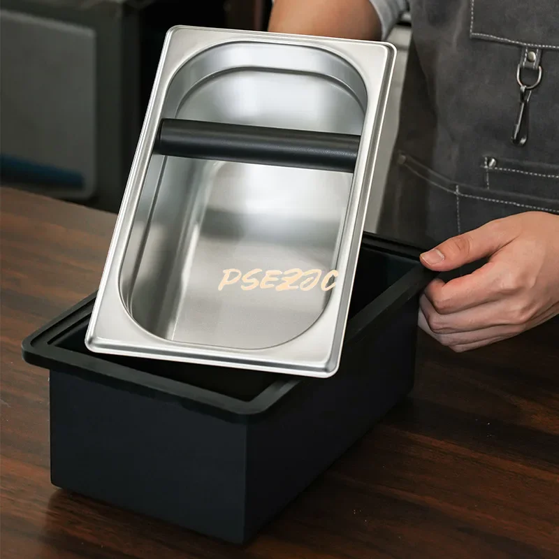 Detachable Portable Coffee Stainless Steel Inner Box Powder Box Large Capacity Coffee Grounds Bucket
