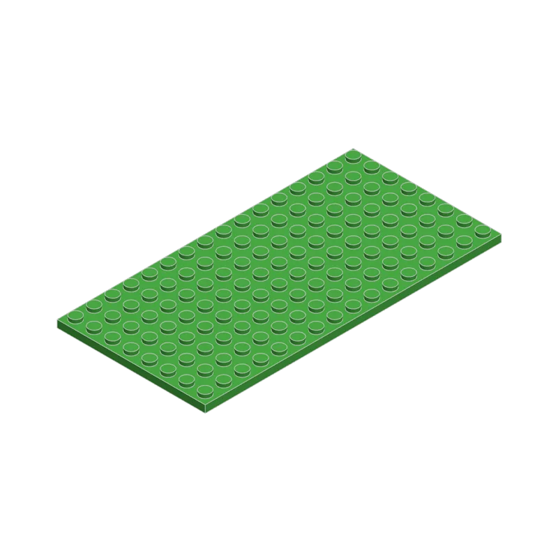 แผ่นฐานต่อบล็อก 10 ชิ้น 92438 ขนาด 8x16 จุด อุปกรณ์เสริมสำหรับบล็อกต่อ ใช้ร่วมกับตัวต่อเลโก้ได้ ของเล่นเด็ก ของขวัญ B