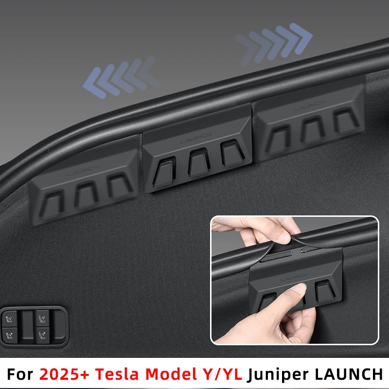 

Car Trunk hook Organizer Fixing Storage Bag Auto Car Accessries Stowing Tidying For 2025+ Tesla Model Y/YL Juniper LAUNCH