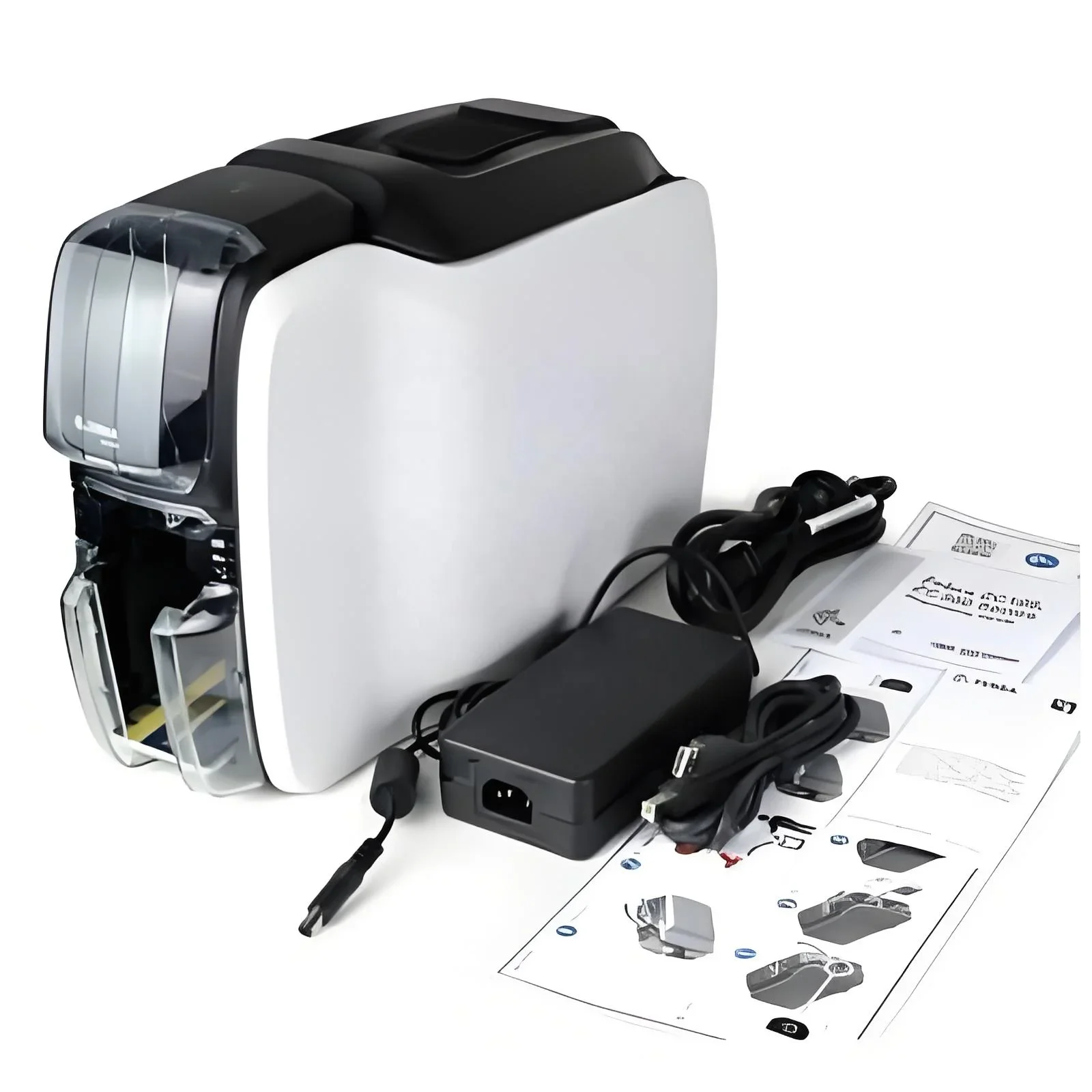 

In stock Zebra ZC300 Card Printer Dual-Side Printing 300dpi Resolution Compatibility for ID/Membership/Security Cards