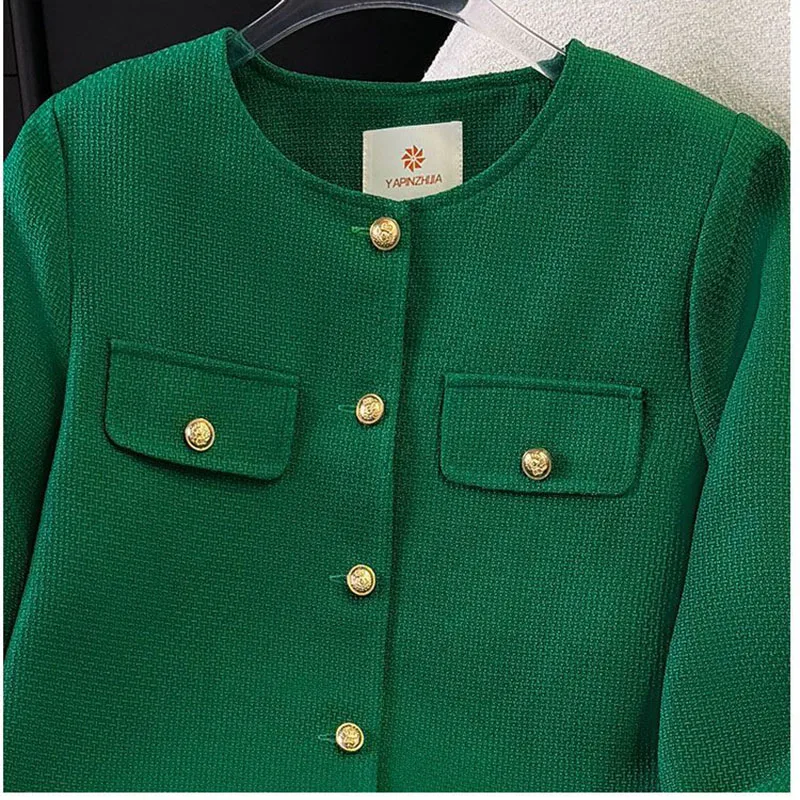 2025 nouveau automne femmes vestes Cardigan manteau coréen dame vêtements d'extérieur en vrac solide tempérament décontracté élégant dames vestes courtes