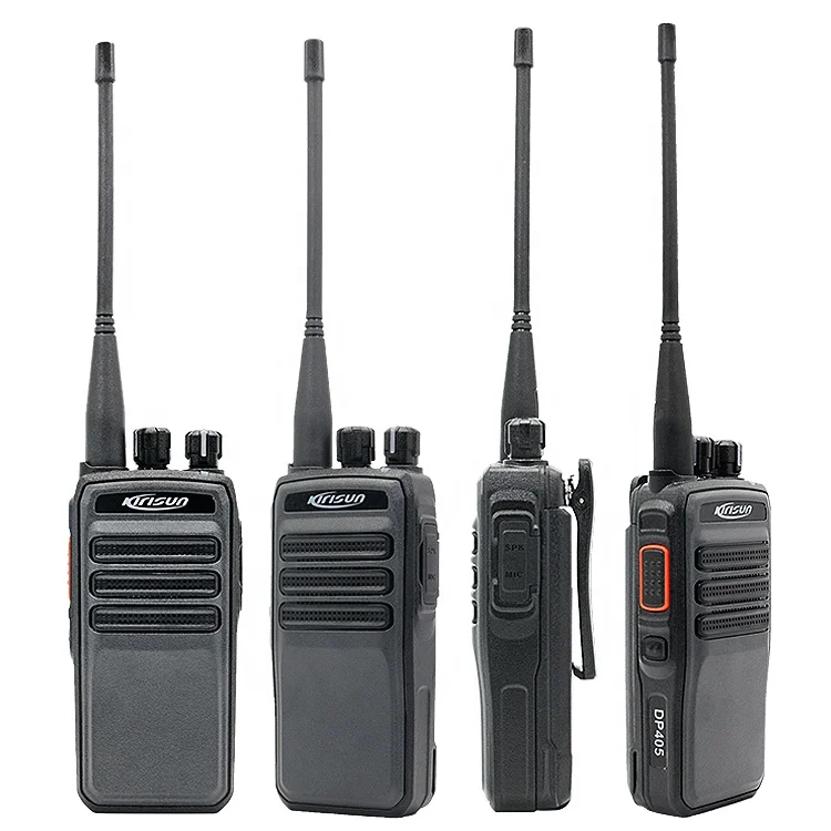 Original Kirisun DP405 5W DMR digital two way radio VHF UHF DMR long range walkie talkie