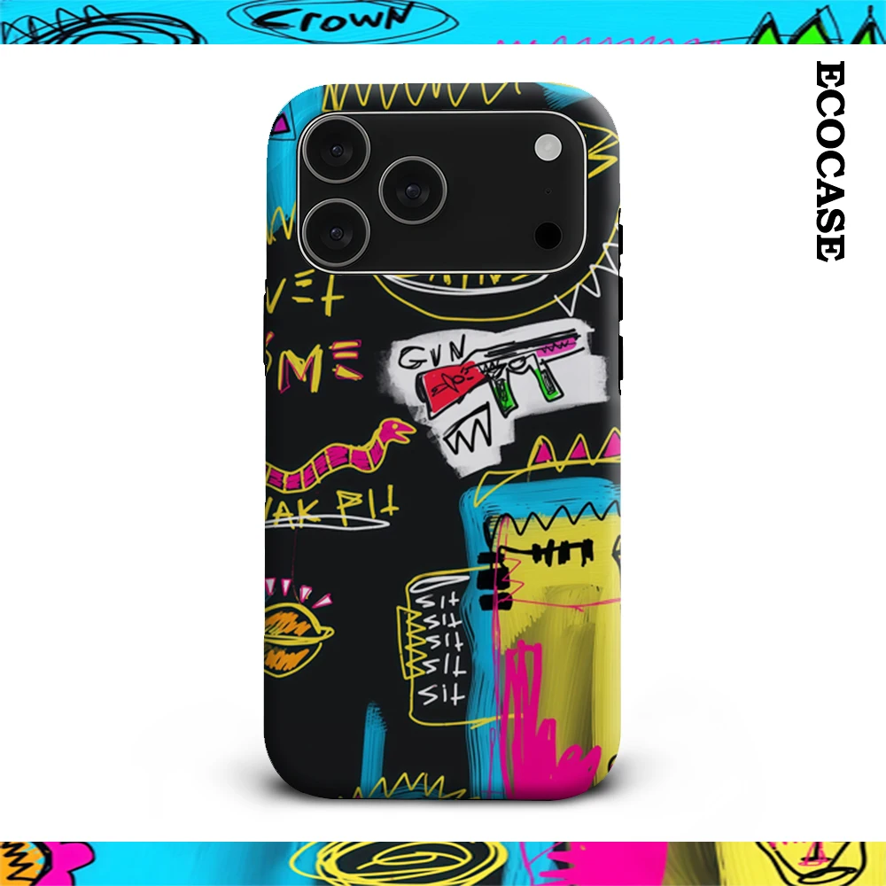 Graffiti-Stil Word Art IPhone 17 Must-Haves Handyhülle für IPhone 17 16 15 14 13 12 11 Pro Max Plus Doppelschichtige Rückseite
