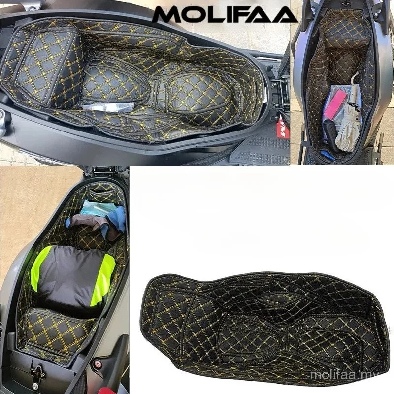 

Для SYM Cruisym 150 2023, мотоцикл, скутер, внутренняя подкладка из искусственной кожи, ковш для сиденья, отсек, чехол для подушки, аксессуары