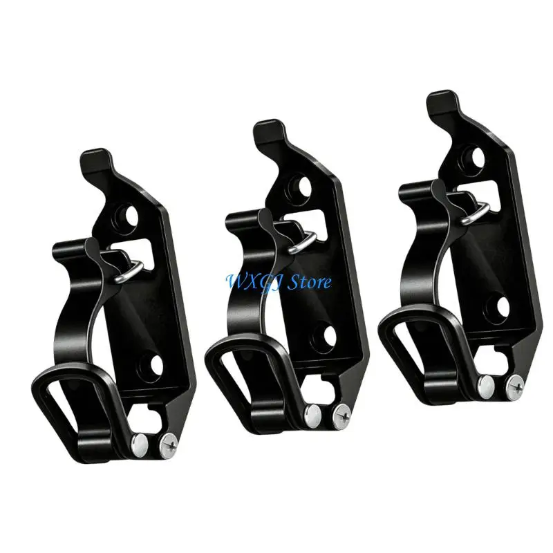 

37JE 3Pcs Universal Tool Holder Clamps Garage Storage Bracket For Vehicle Roof Rack Axes And Camping Gear Non Slip Design