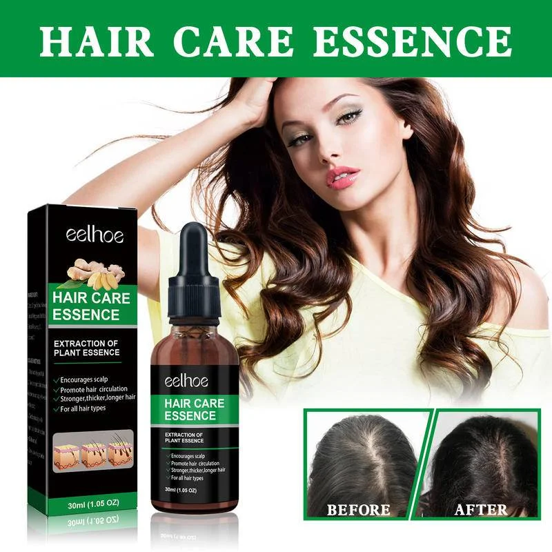 

EELHOE Hair Care Essence 30ml Nourishing Hair Follicle Care Extraction Of Plant Essential Oil 7 Days Effective