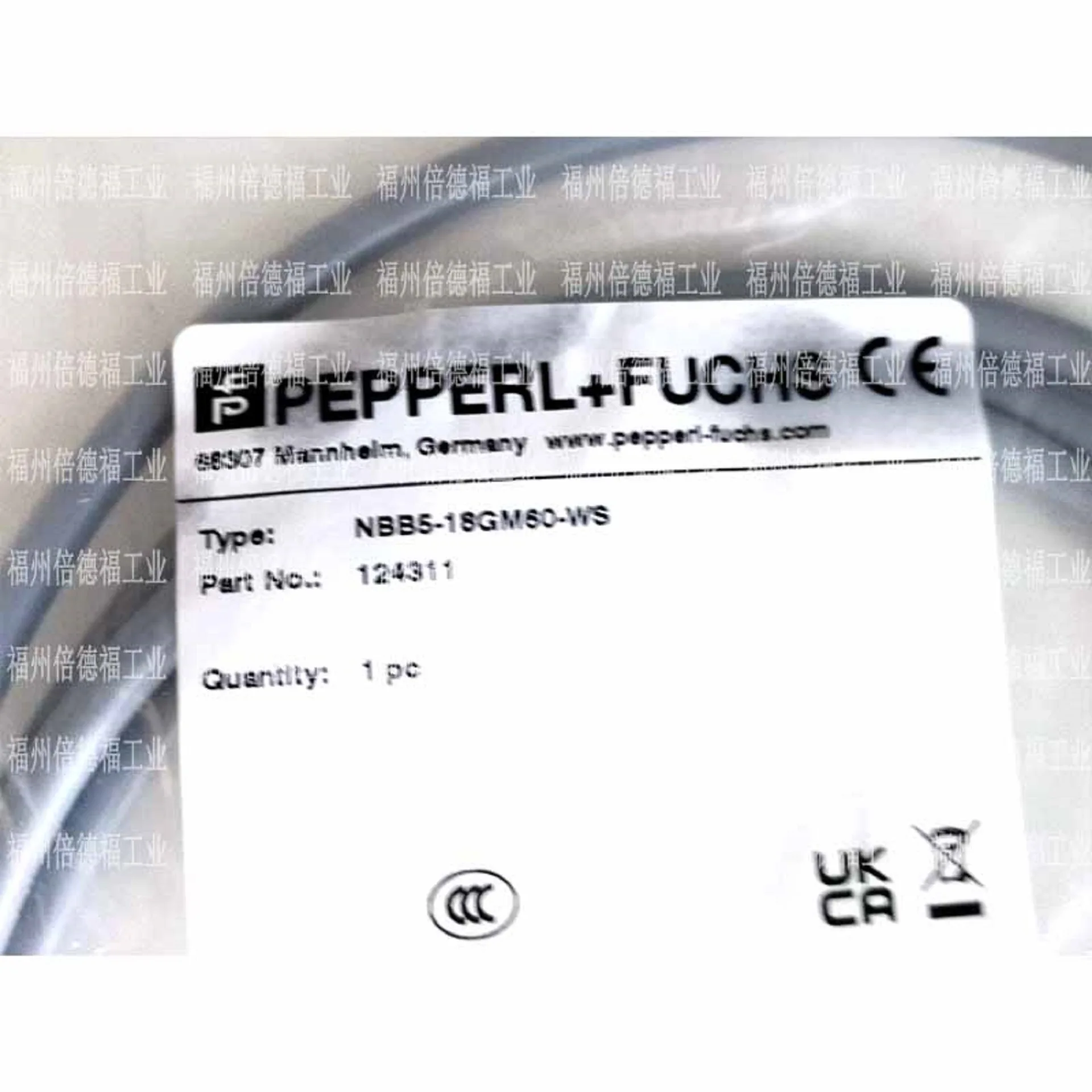 Original German P + F NBB5-18GM60-WS