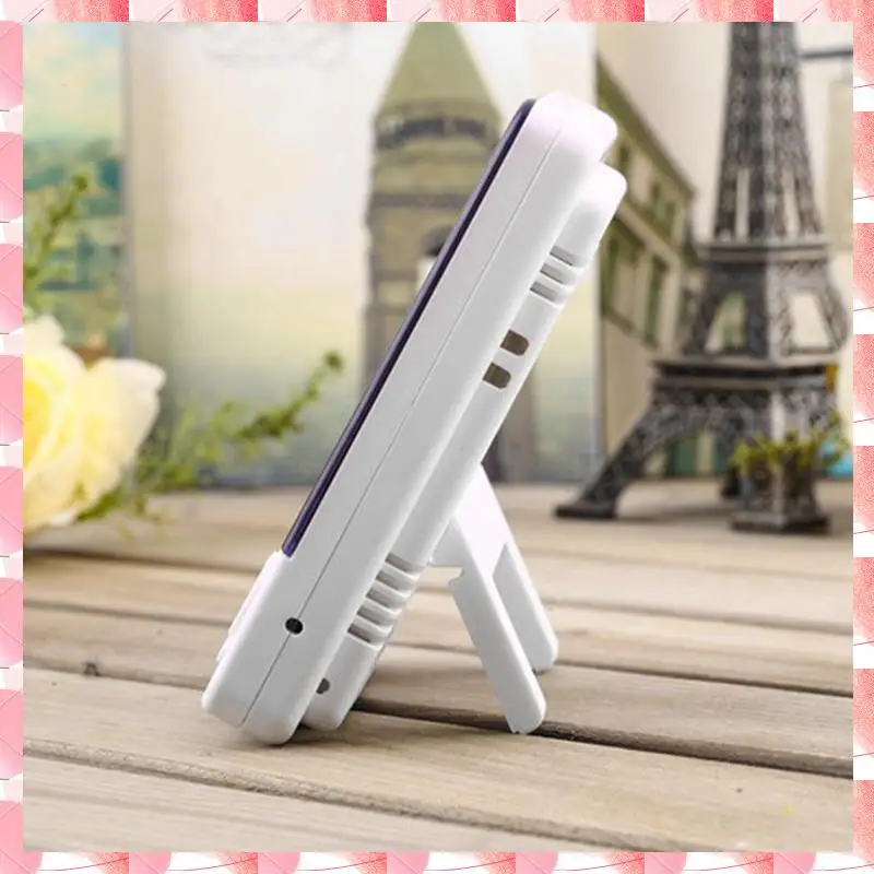 JAJA Digital LCD Indoor Outdoor Room Electronic Temperature Humidity Meter Weather Station Alarm Clock 4 Key Model Easy To Use