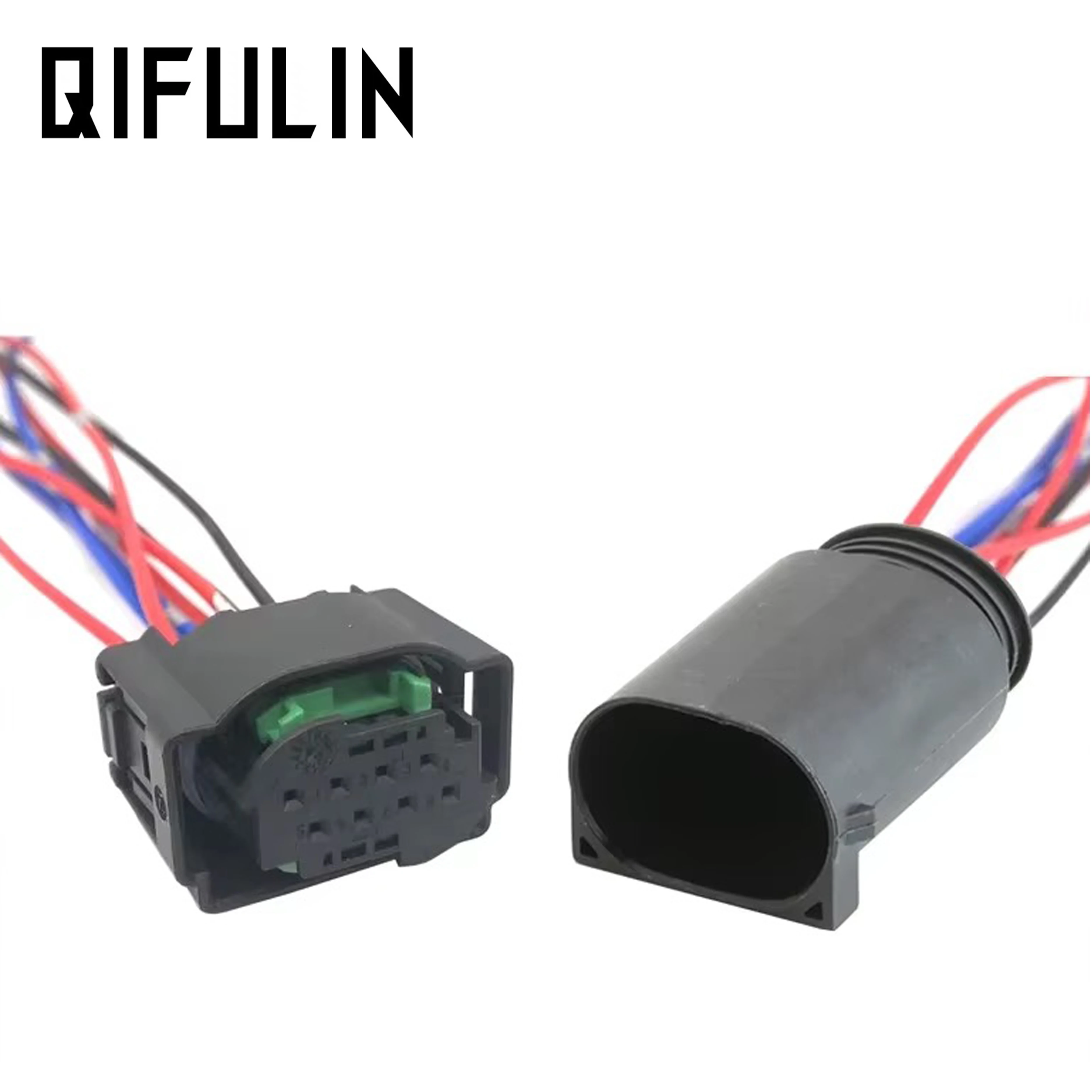 8 Pin 1-1534229-1 Automotive Lane Change Assist ACC Radar Plug Car Front Beam Harness Connector for VW Audi A4/5/6/7/8