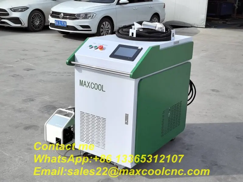 

MAXCOOL Portable Fiber Laser Cutting Welding Cleaning 3 Functions Combined at 1 Model Machines