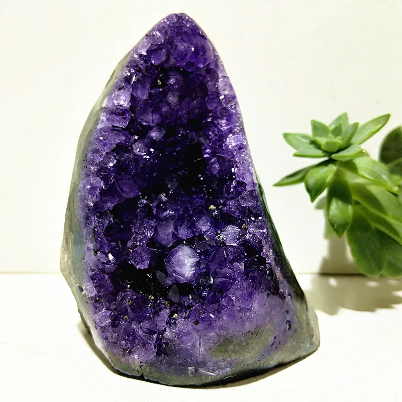 

Natu Quality Uruguay Amethyst Stone Geode Quartz Crystal Cluster Display Amethyste pierre Naturelle Healing Home Room Decoration