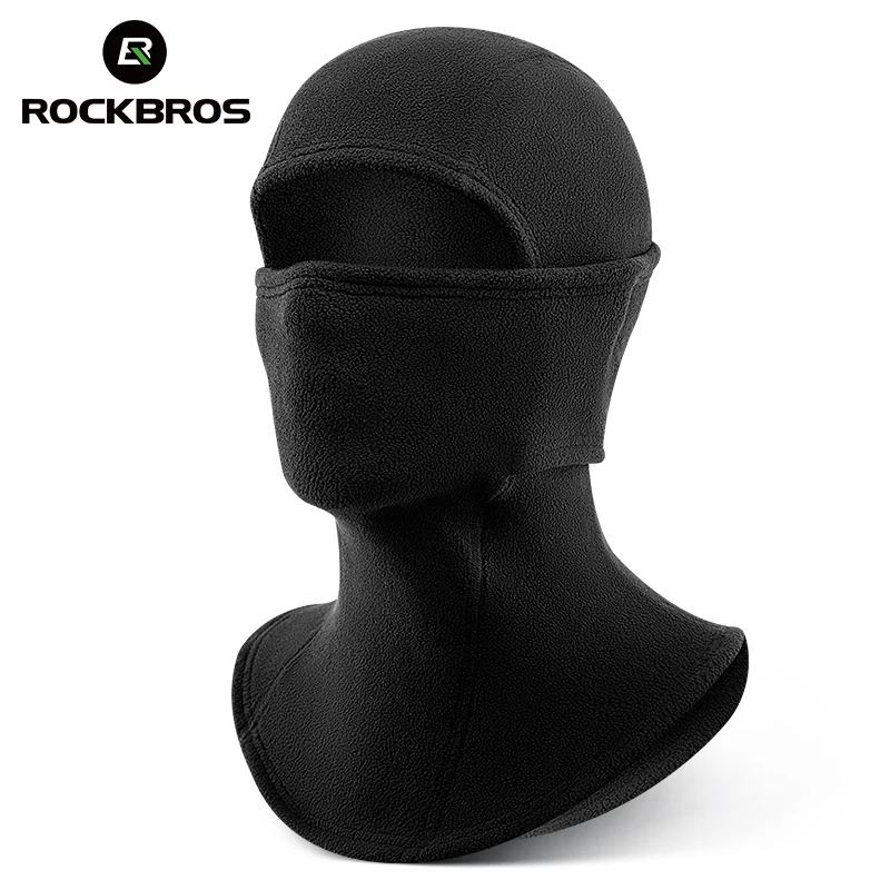 AliExpress ROCKBROS Winter Fleece Warm Cycling Face Mask Men Women Windproof Skiing Scarfs Mask Motorcycle MTB Road Bike Cap Full Face Mask