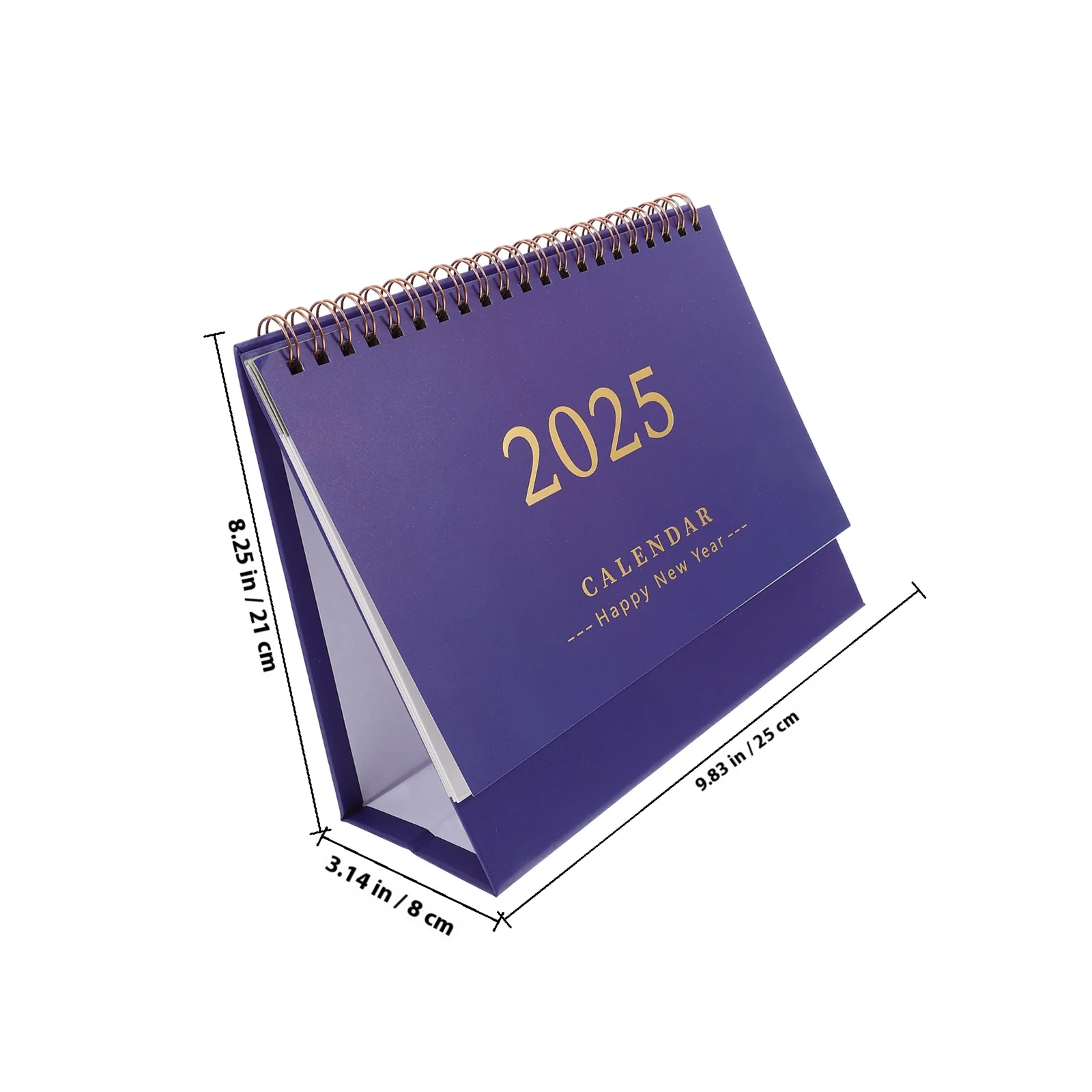 Standing Flip Calendar Paper Material Sturdy Simple Desk Decorative Monthly Memo Calendar Desk Calendars