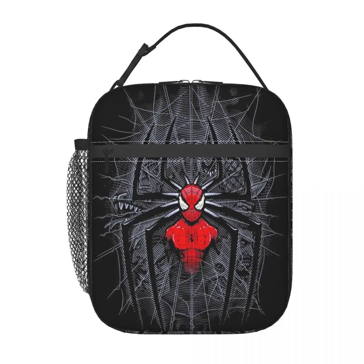 Custom Spider Man Lunch Bag Cooler Thermal Insulated Lunch Box for Work Office Picnic Food Portable Tote Bags