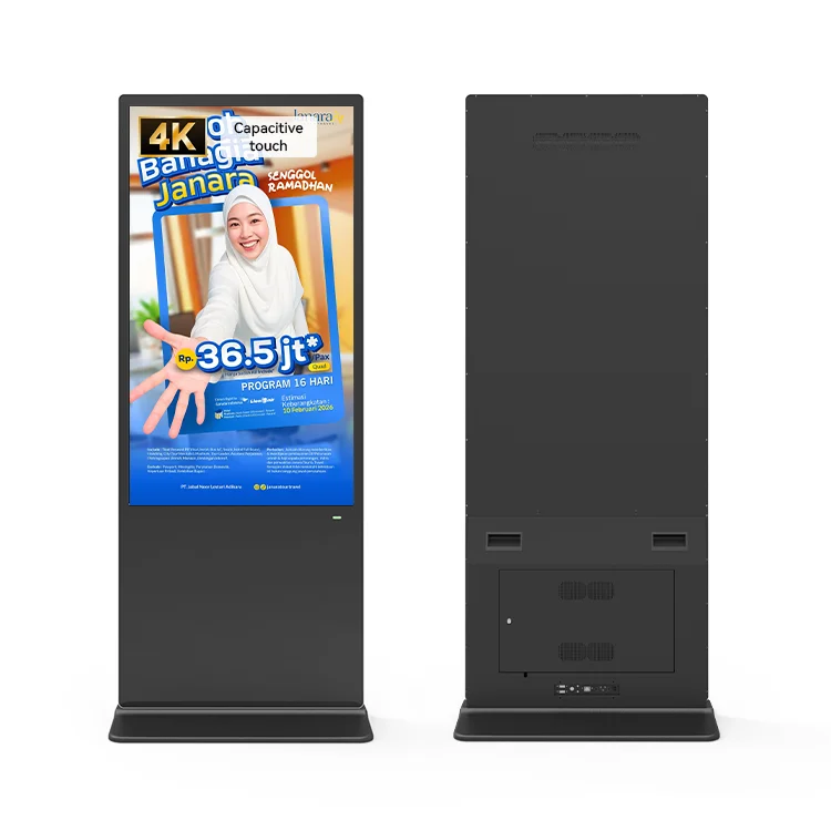 Indoor Digital Advertising Video Kiosk Vertical LCD Touch Totem Consult Display Signage Interactive Advertising Display