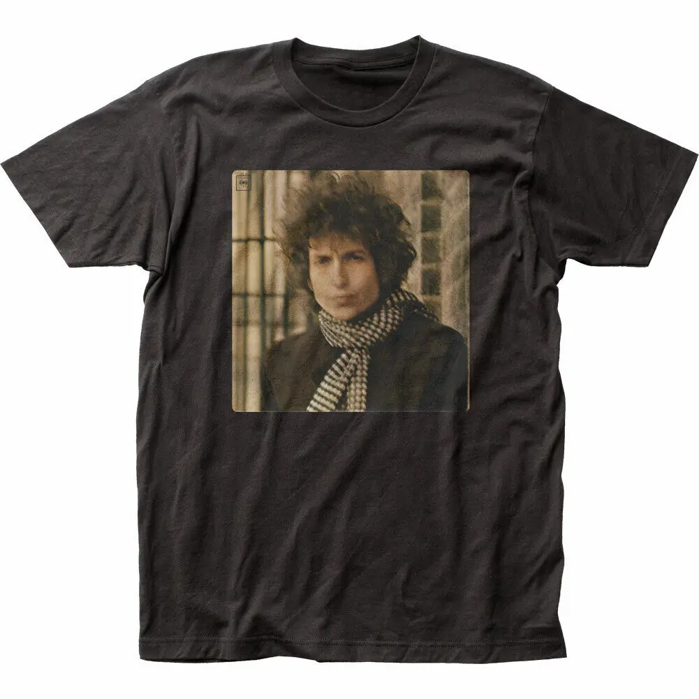 Bob Dylan Blonde on T Shirt Mens Licensed Rock N Roll Band New Black