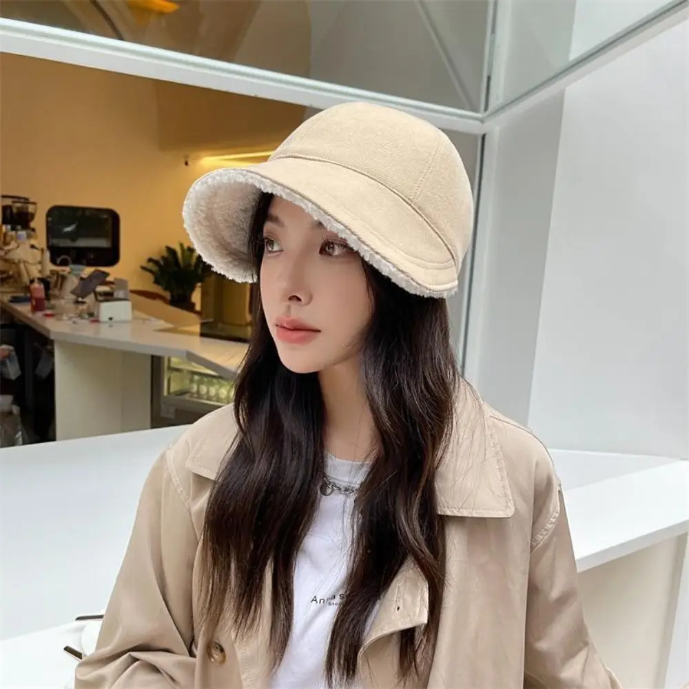 الأزياء يندبروف الصوف قبعة بيسبول لينة واسعة حافة الشتاء صياد قبعة سدادات حماية الأذن قبعة دافئة الصيد #2