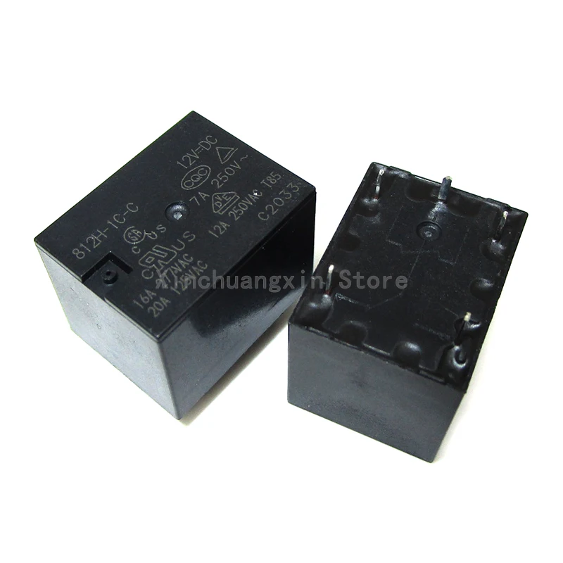 812H-1C-C 812H-1A-C 812H-1C-C -5VDC 12VDC 812H-1C-C-24VDC 5PIN 4PIN 16A power relay