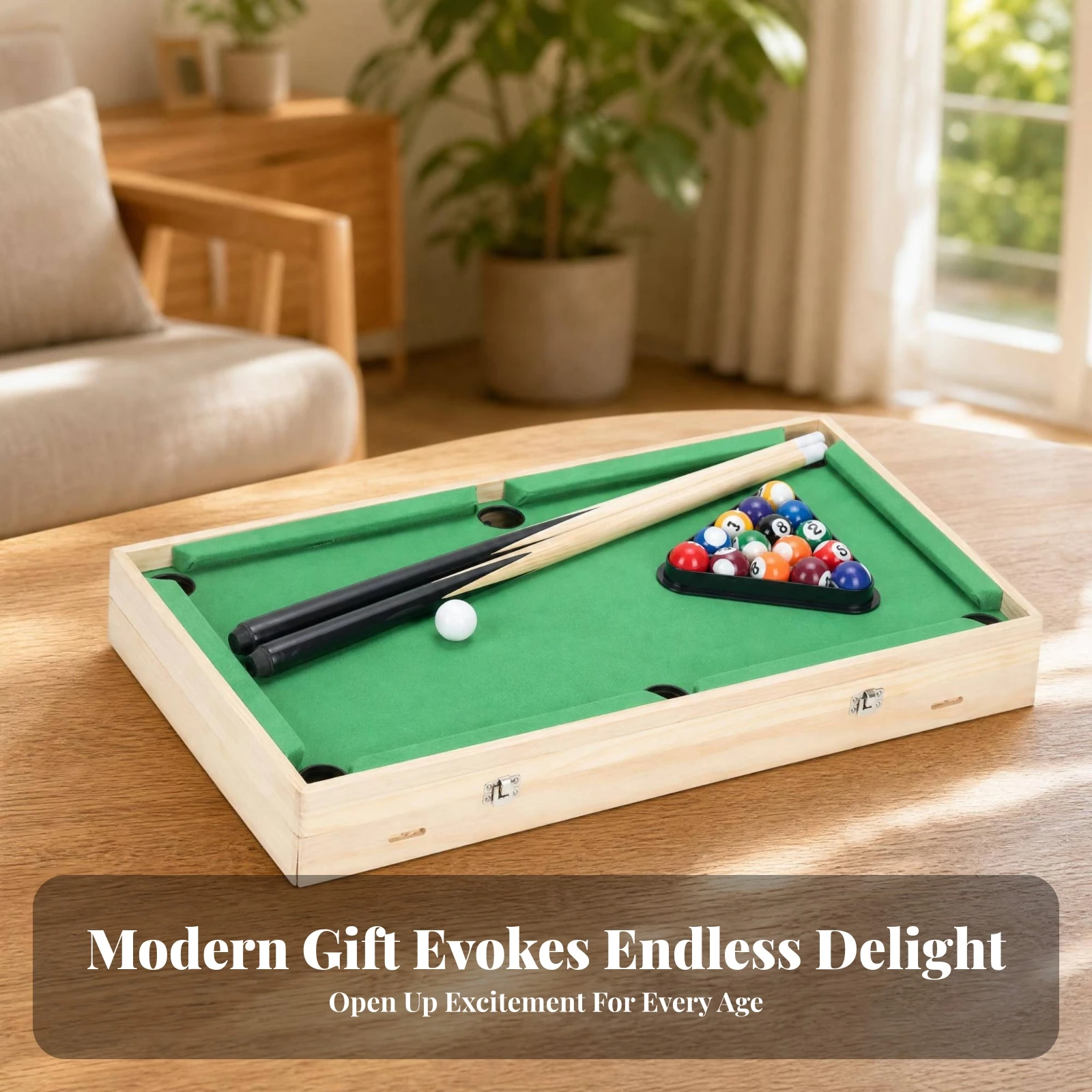 Mesa de Billar Plegable con Acabado en Madera, Mesa de Billar Plegable con Fieltro Verde Inglés, Artículo Recreativo que Ahorra Espacio, Fácil de Instalar