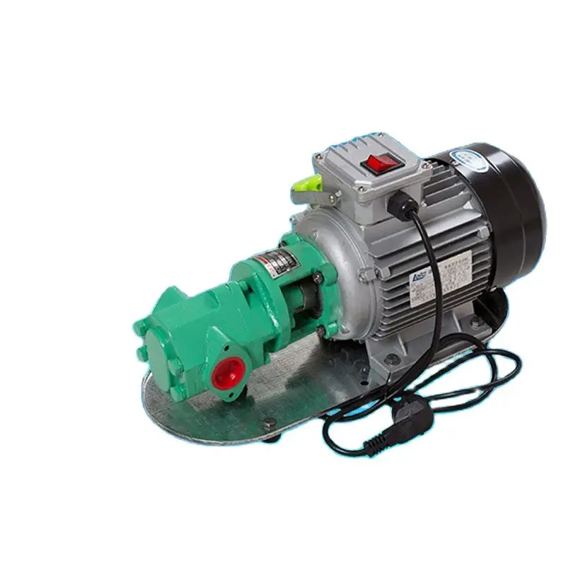 

220V/380V WCB-30/50 370W550W Self-priming Electric Oil Pump Protable Gear Oil Pump Motor Cast Iron Fuel Transfer Pump Gear Pumps