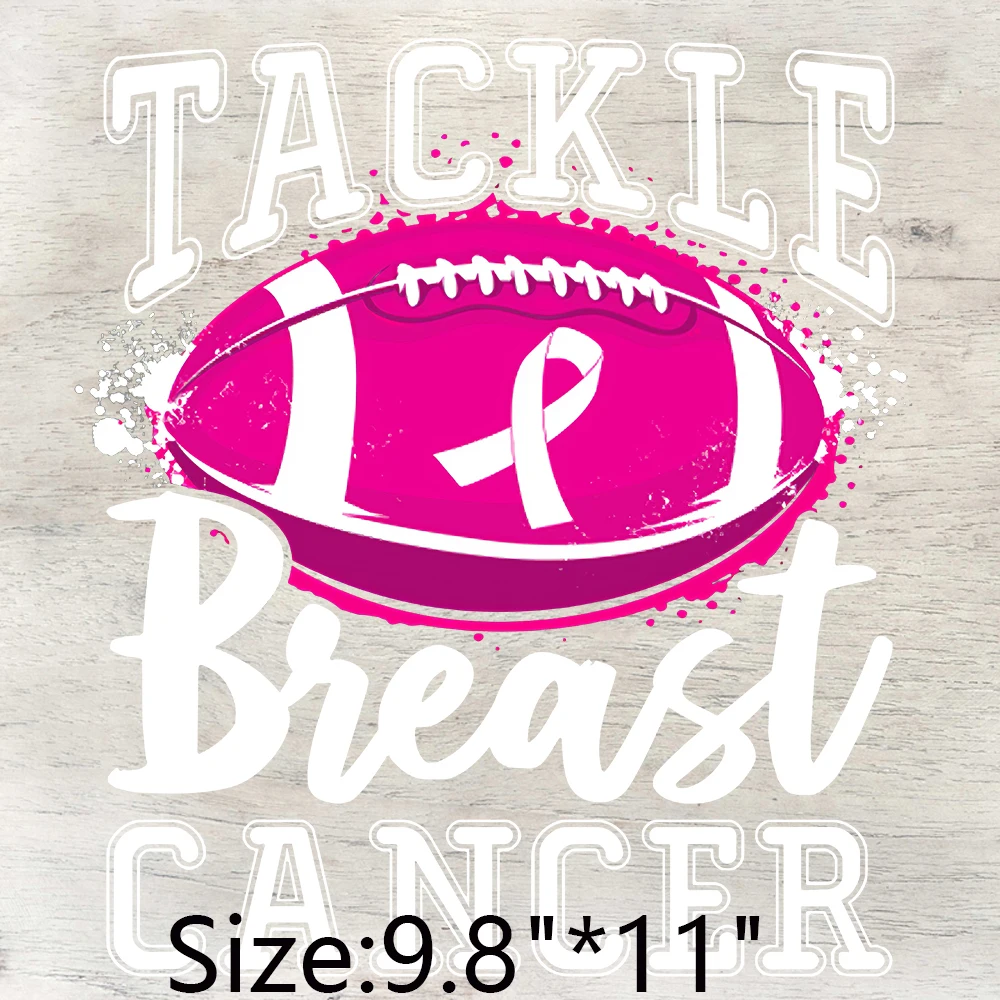 Fight For Cure Faith Leopard Breast Cancer Skull Custom Ready to press DTF Transfers Ready to Press on Garment Press Transfers