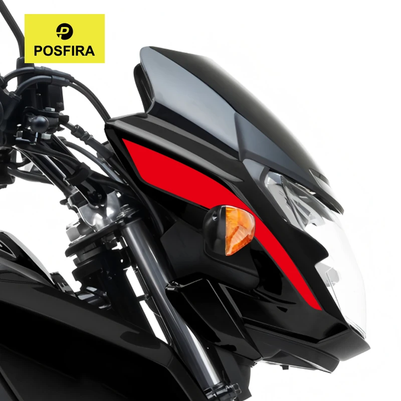 

POSFIRA Motorcycle Headlight Stickers Vinyl Decals for Honda CB125F CB 125F 125 F 2021-2025 Head Light Decoration Accessories