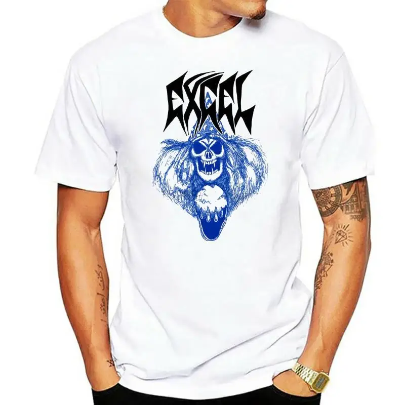 Excel v7 T-shirt white trash heavy metal all sizes S-3xl