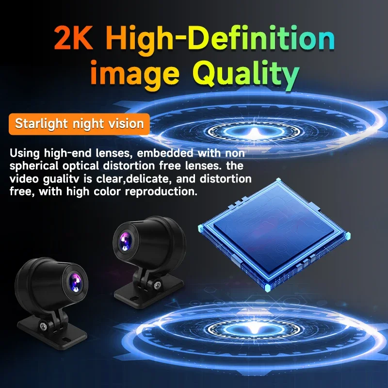 Jansite-مشغل سيارة لاسلكي للدراجات النارية ، جهاز DVR للملاحة ، أندرويد ، تلقائي ، شاشة تعمل باللمس محمولة ، شاشة ، 7 بوصة ، 2K