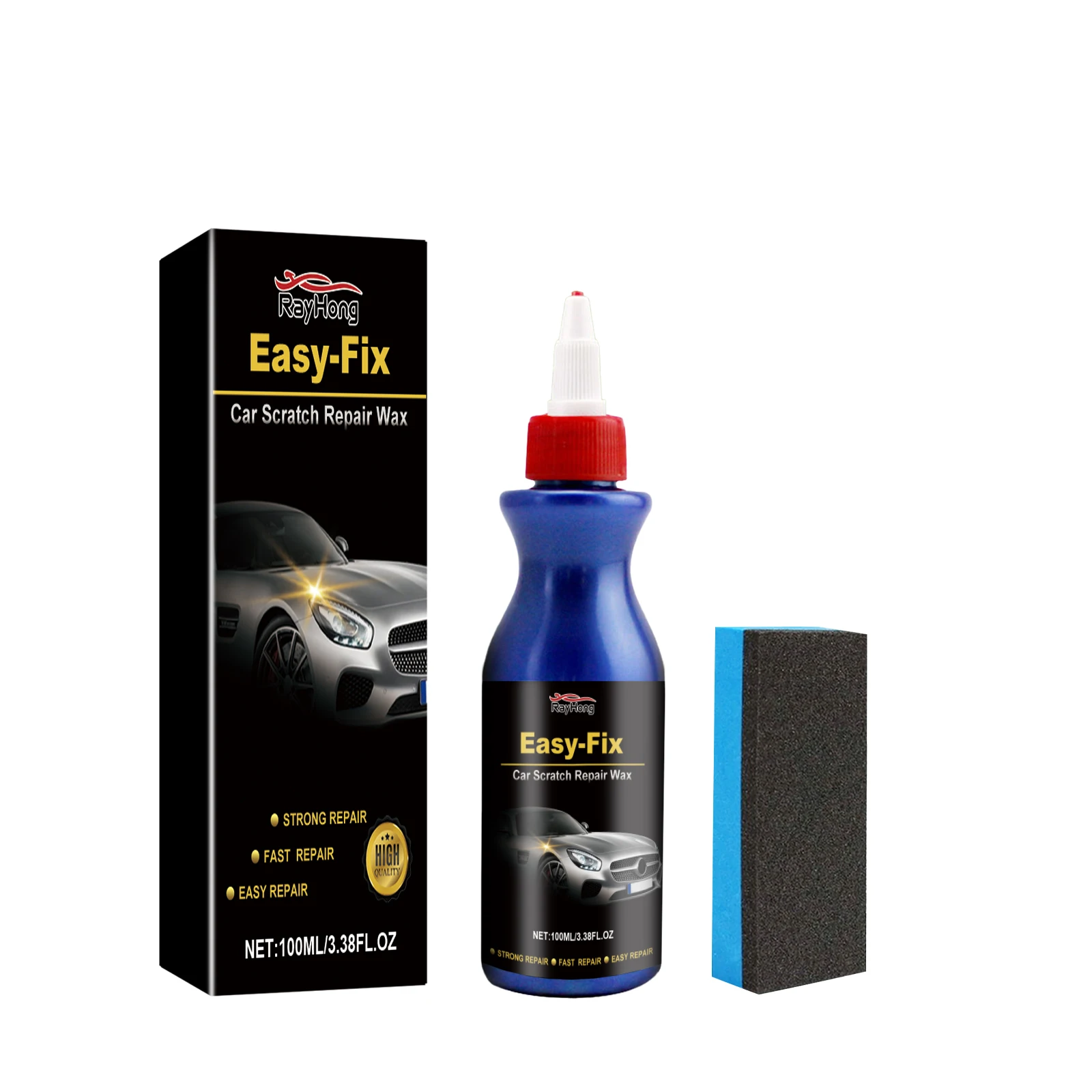 Car Scratch Repair Wax Car Paint Scratch Repair Abrasive Polishing Coating Restore Luster Refurbished Repair Wax