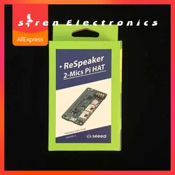 1 pcs x ReSpeaker 2-Mics Pi HAT for Raspberry Zero,3b,b+ WM9680 Voice Recognition Dual Microphone Array