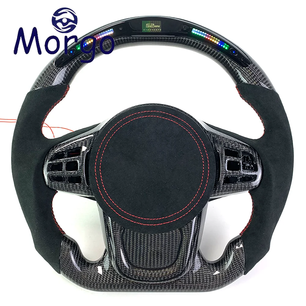 

Racing Style Design for Supra Customized LED Rpm Carbon Fiber Cars Steering Wheel for Toyota Supra GR A80 A90 A91 MK4 MK5 2019+