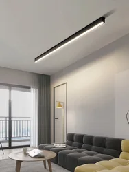 Modern Long Strip Ceiling Light Surface Mounted Minimalist Aisle Lamp Living Room Bedroom Kitchen Home Office LED Lighting