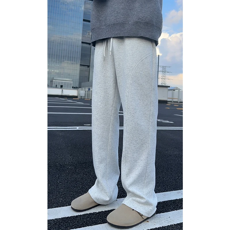 

Мужские спортивные брюки прямого кроя с дизайном Harvest ey Scythe, осенне-зимние, американского стиля, Cleanfit, Heavy Du Sports Pants