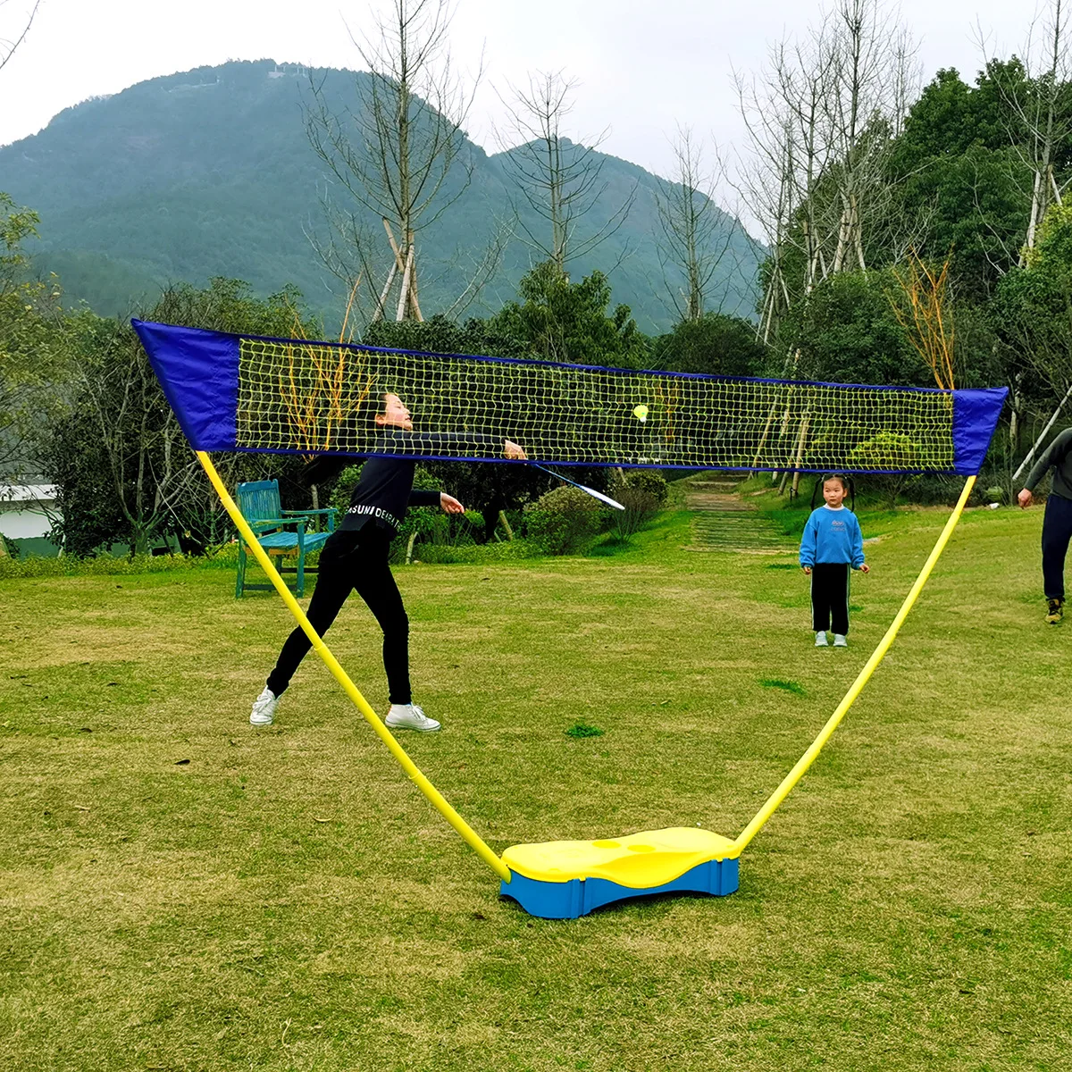 

Portable Badminton Net Folding Badminton Net with Storage Box Family Game Kids Birthday Gift Backyard Outdoor Sports Toy