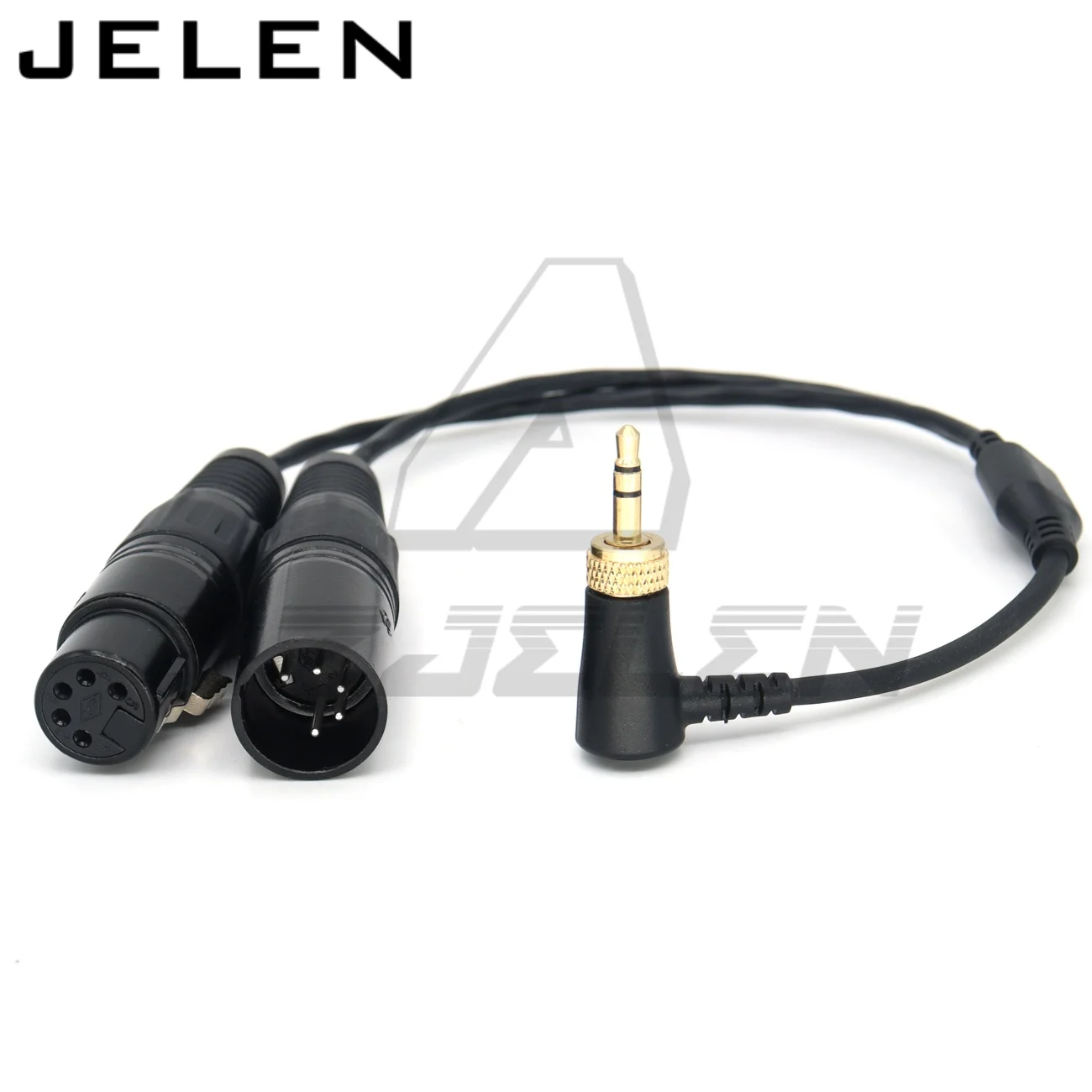 3.5 to Double XLR 5pin male female for NANLITE Adapter Sidus One DMX cable Forza, FC, PavoSlim, Pavotube ll C