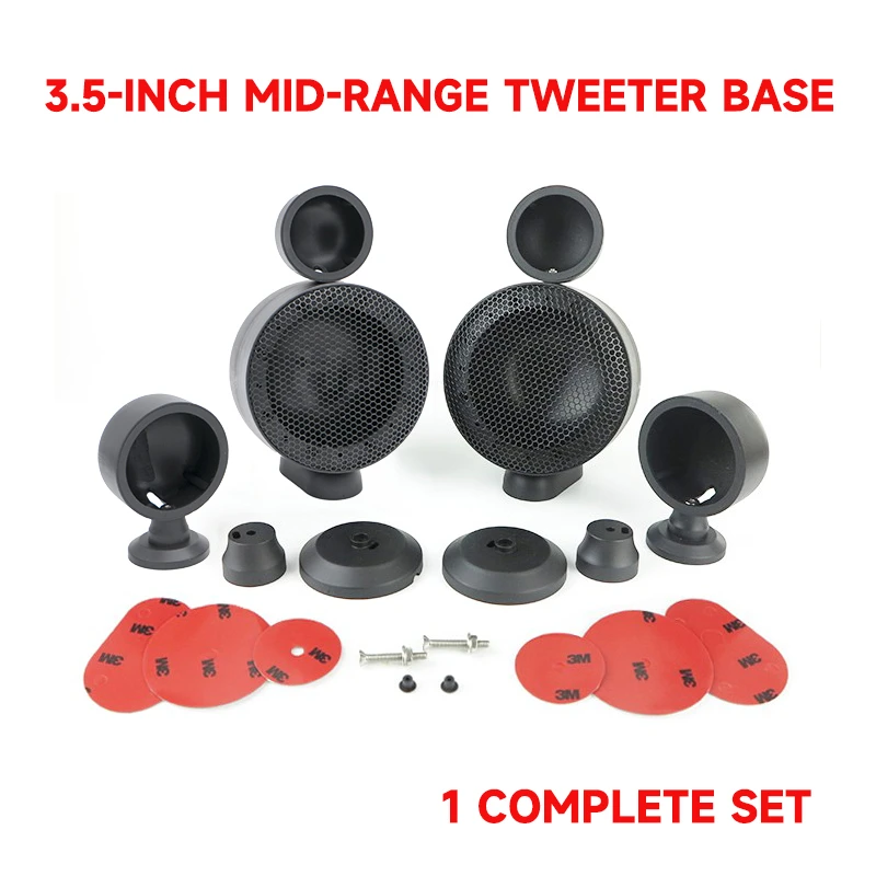 

1pair 3.5-inch Car Audio Modified Tweeter Speaker Bracket A-pillar Triangle Treble Midrange Speaker Box base Support Shell Stand