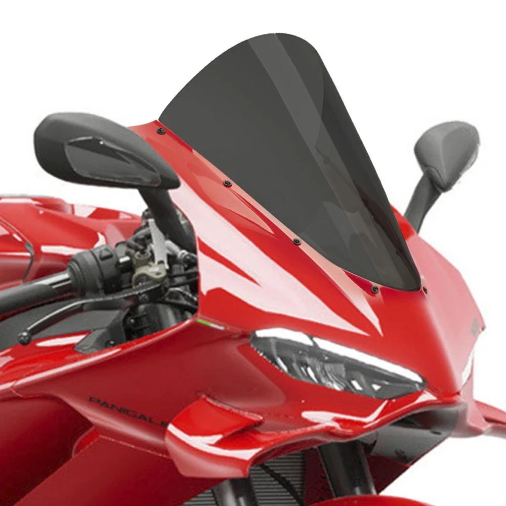 Für Ducati Panigale V4 V4S V4R2025, Motorrad-Windschutzscheibe, Windschutzscheibe, Displayschutzfolie, Verkleidungsabweiser, Höhe, Windabweiser – Detail 1