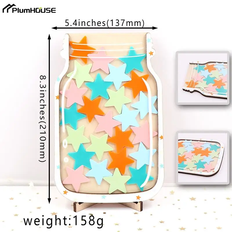 1Pc Star Reward Jar System, Magnetic Reward Jar For Classroomn Board, Behavior Management Classroom Tools