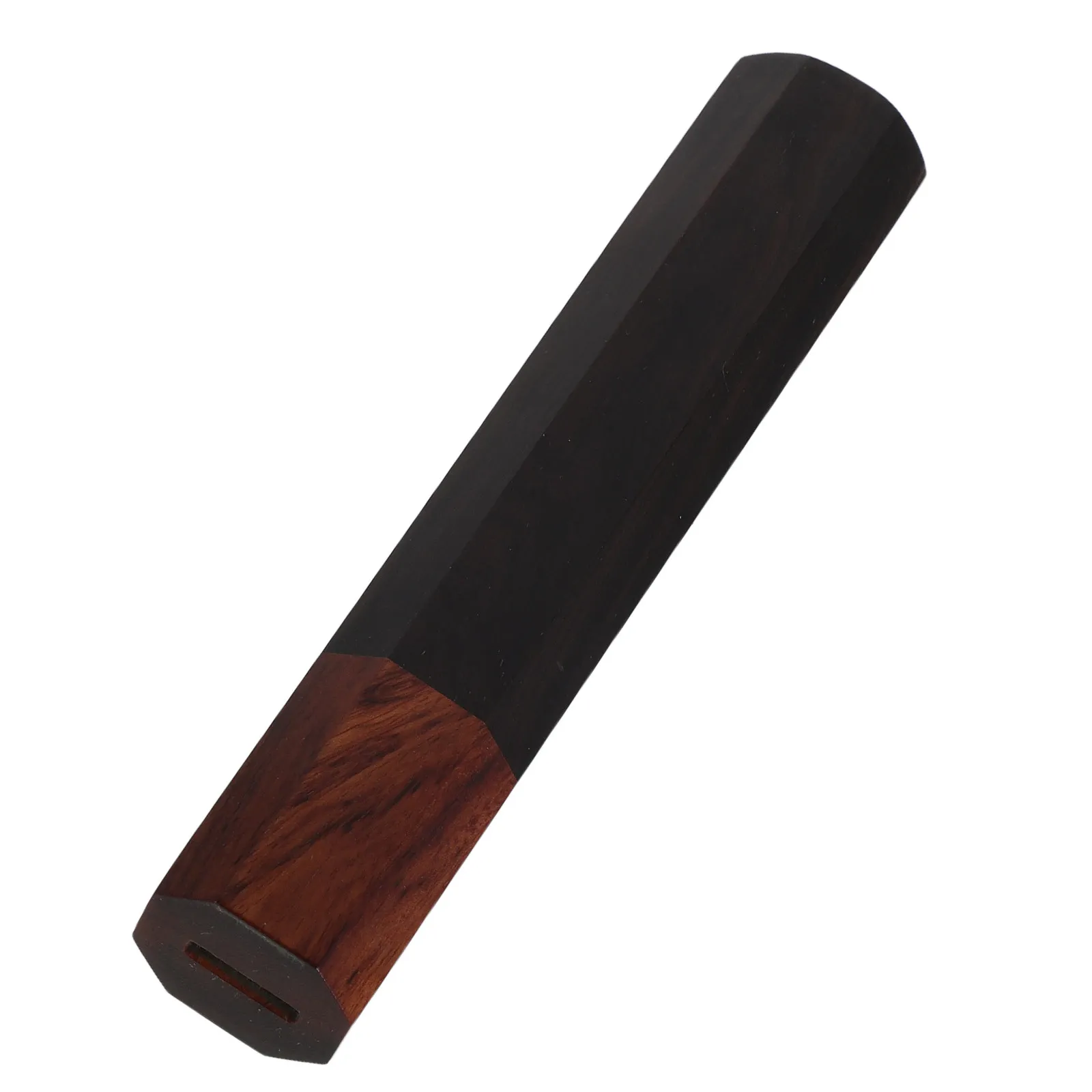 Octagonal Ebony Kitchen Knife Handle Replacement Small Wooden Grip for Japanese Chef Knife Restoration Repair Octagonal Handle